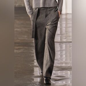 Wide leg Grey dress pants